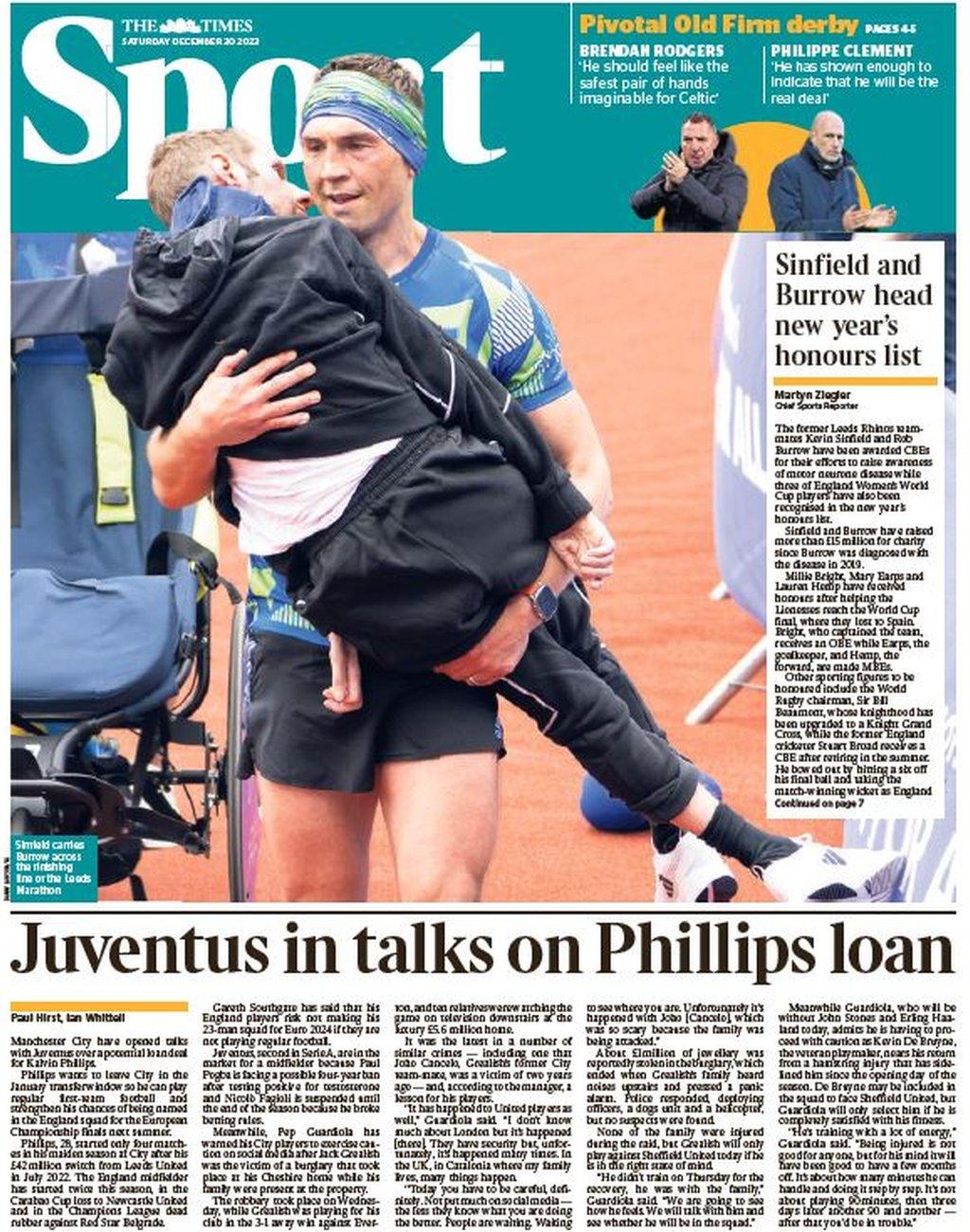 The Scottish Times back page