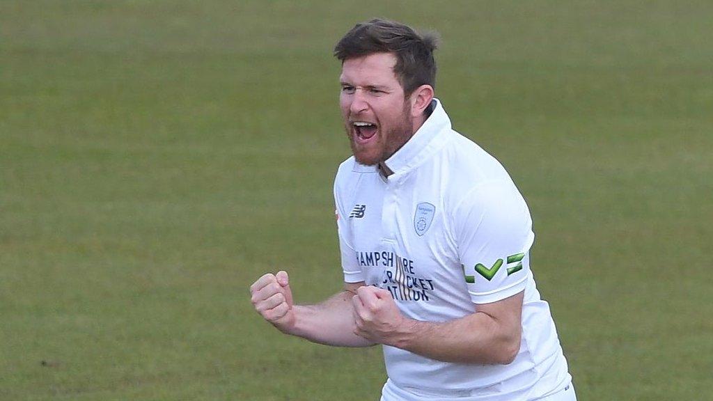 Hampshire spinner Liam Dawson