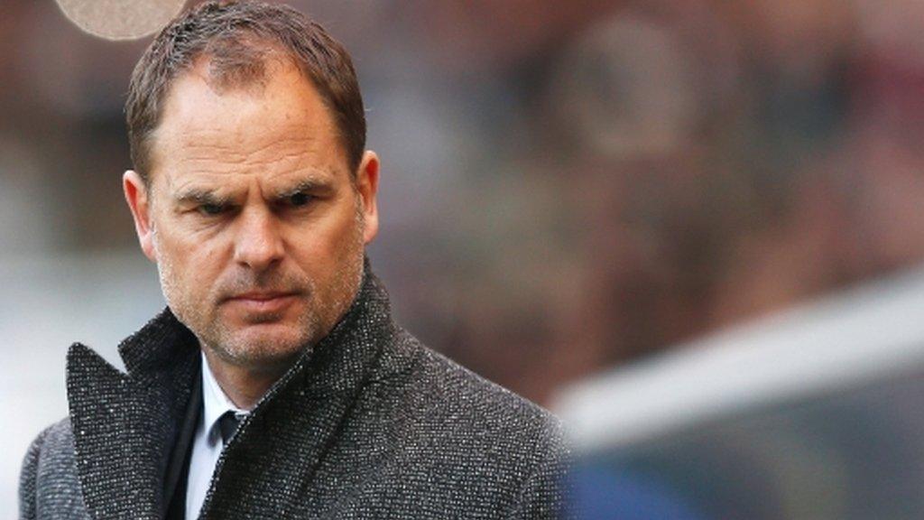 Ajax coach Frank De Boer