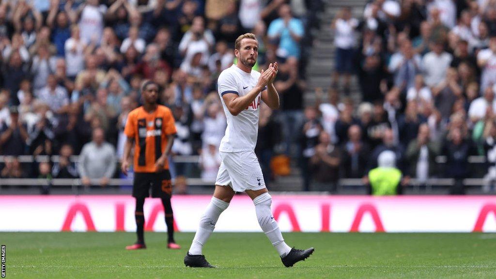 Harry Kane in Tottenham's pre-season match against Shakhtar Donetsk