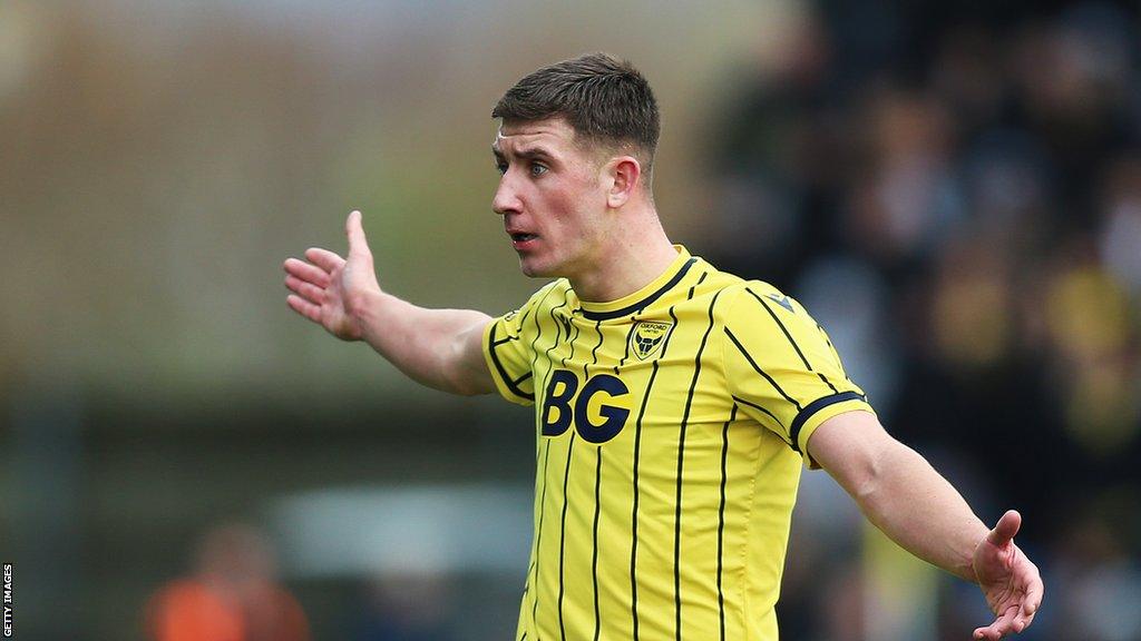 Oxford United midfielder Cameron Brannagan