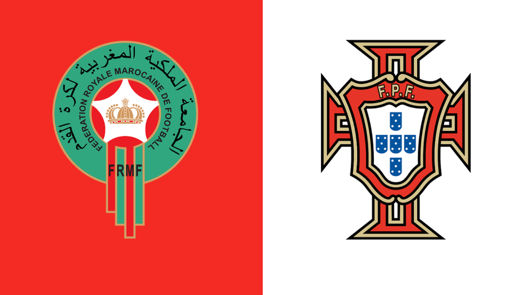 Morocco v Portugal graphic