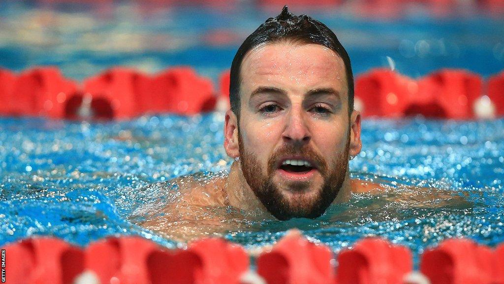 Australian swimmer James Magnussen