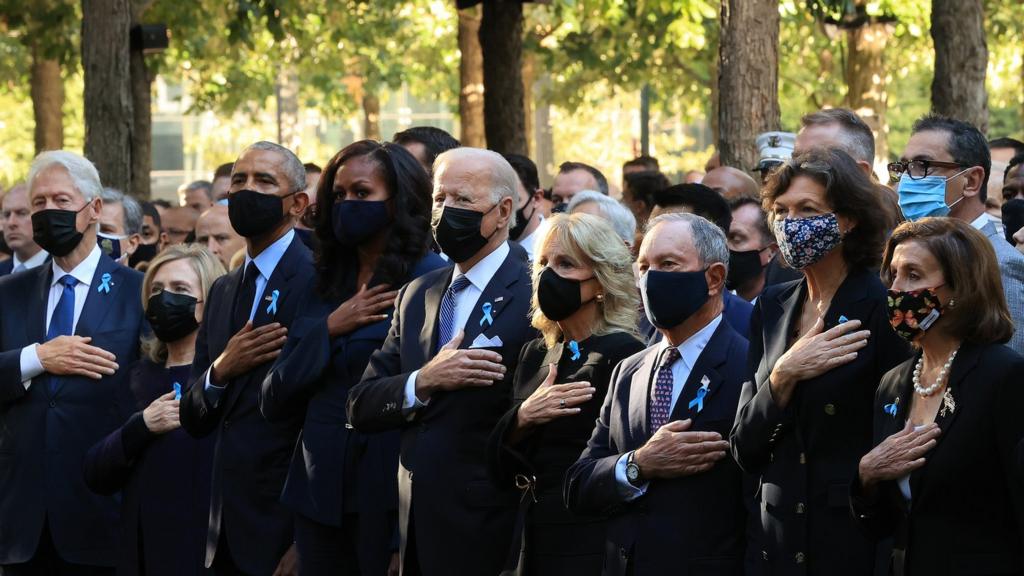 Dignitaries at 9/11 memorial