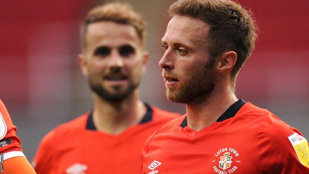 Jordan Clark scored the first of his eight goals for Luton in the Carabao Cup win over Reading in September 2020