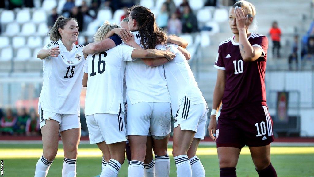 Northern Ireland twice beat Latvia in 2023 World Cup qualifying