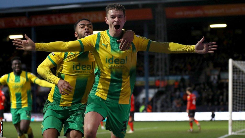 Conor Townsend scores for West Bromwich Albion