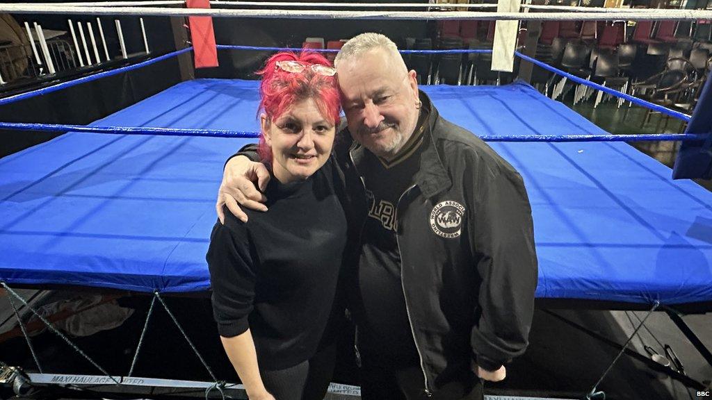 Wrestlers Saraya Knight and 'Rowdy' Ricky Knight