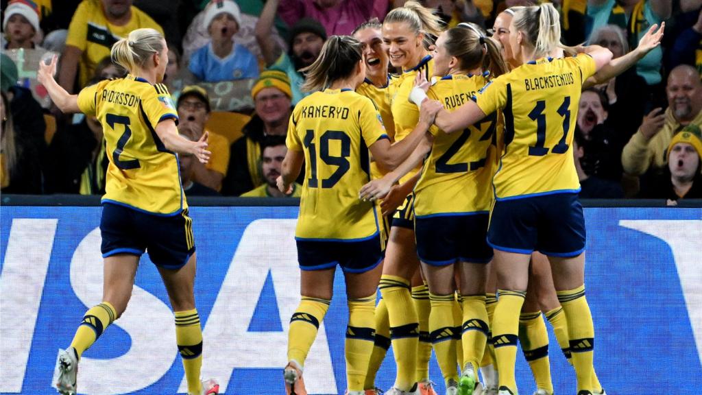 Sweden celebrate