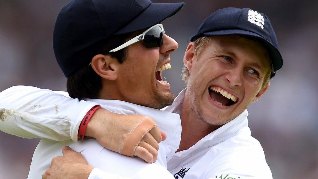 Alastair Cook and Joe Root