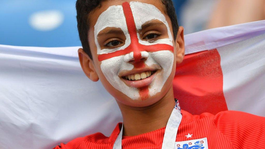 Young England fan