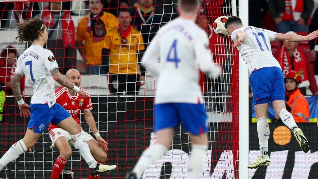 Tom Lawrence headed Rangers in front after just seven minutes