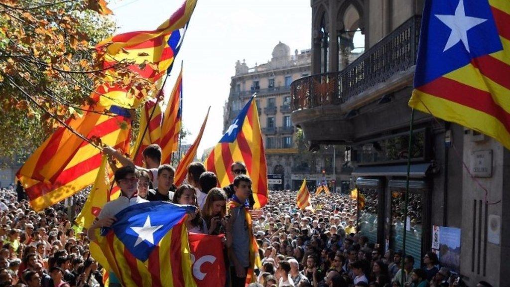 Spain's government has stepped up efforts to halt an independence vote in Catalonia they call illegal.