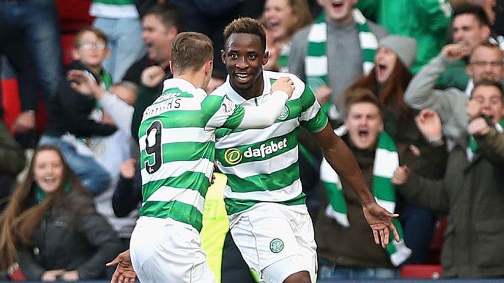 Leigh Griffiths (left) and Moussa Dembele