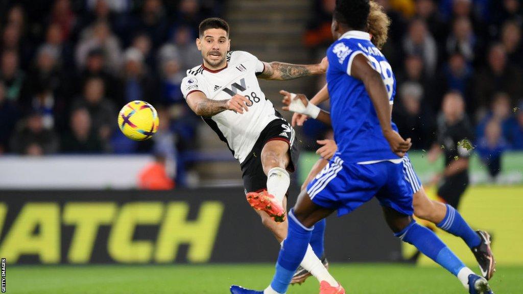 Aleksandar Mitrovic scores