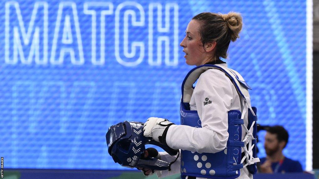 Jade Jones in action earlier this year