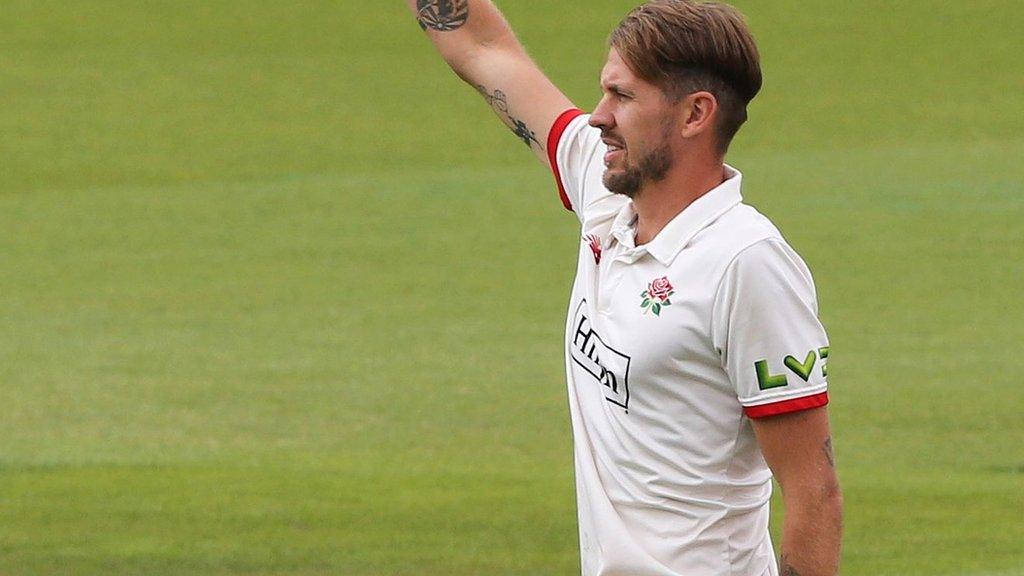 Tom Bailey got a "five-fer" on his last trip to the Oval in the day-night game with Lancashire in 2018