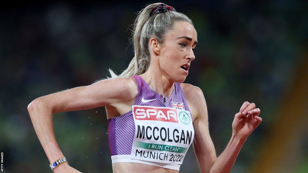 Eilish McColgan in action