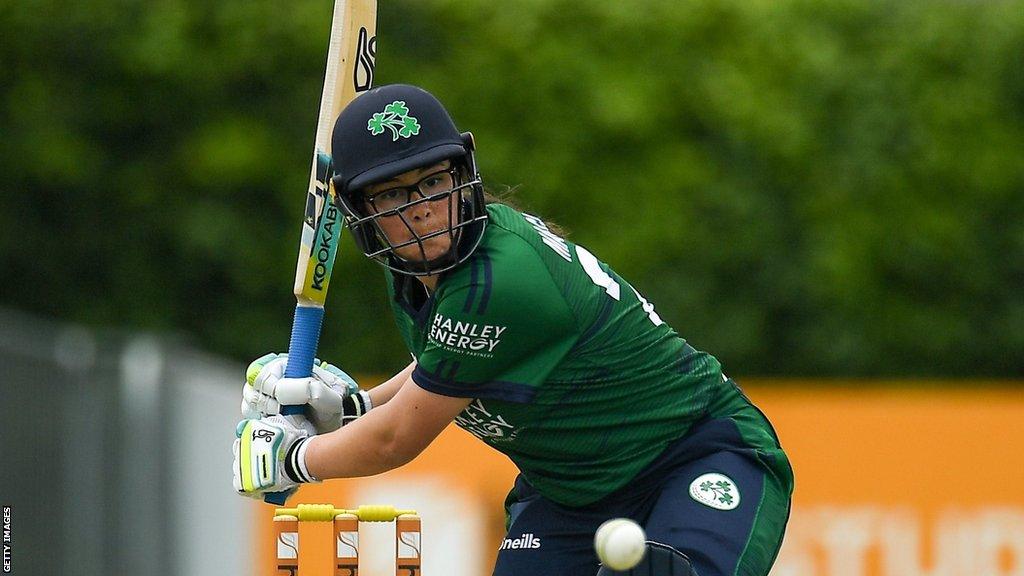 Alana Dalzell in action for Ireland against South Africa last year