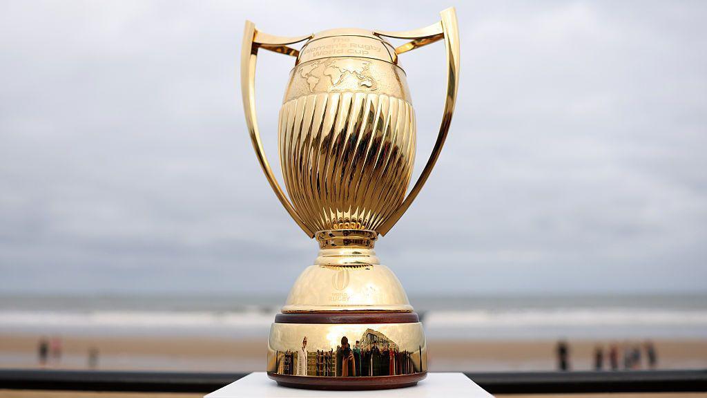 Women's Rugby World Cup trophy.