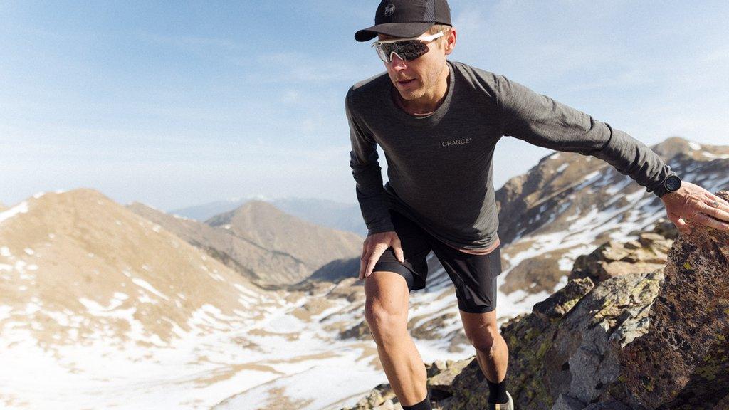 Christian Meier on a training run