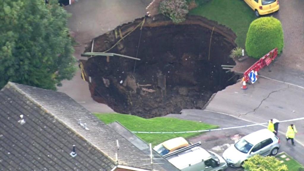 Sinkhole in St Albans