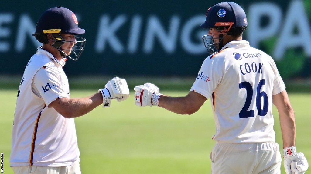 Tom Westley and Alastair Cook