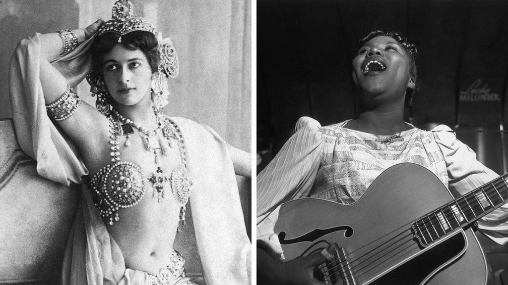 Mata Hari and Sister Rosetta Tharpe