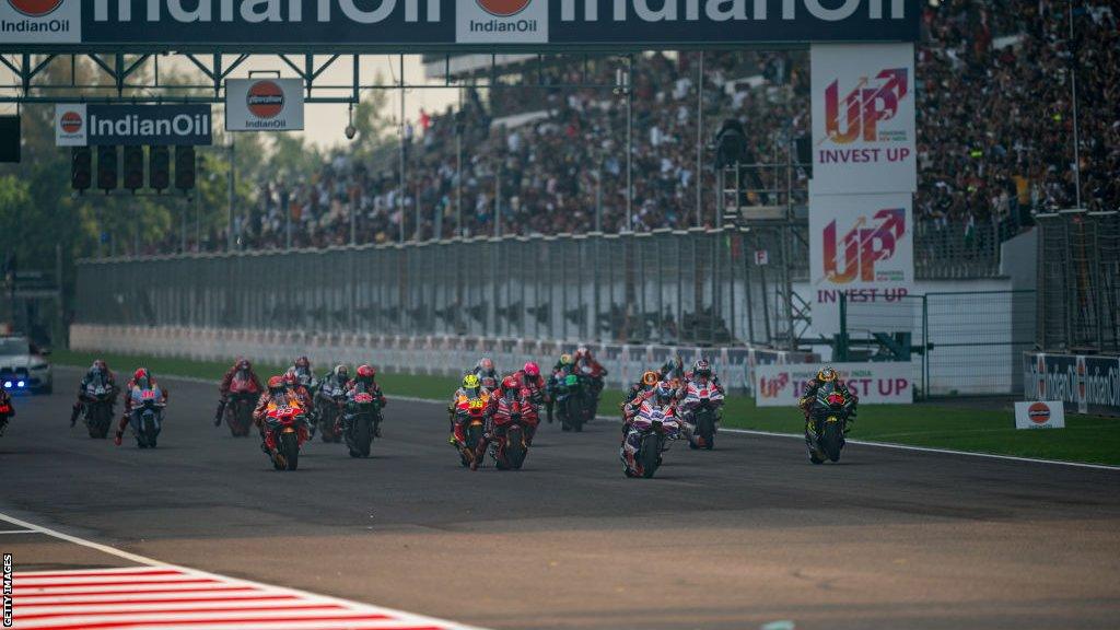 The inaugural Indian Grand Prix