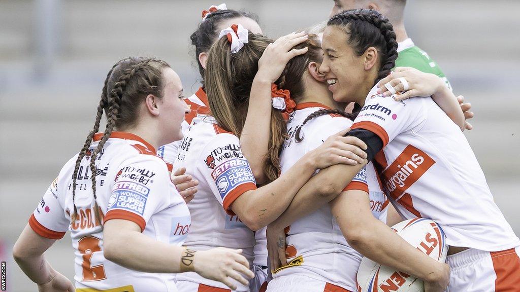 Round 3 of the Women's Super League see St Helens, Warrington, Barrow and Salford secure wins.