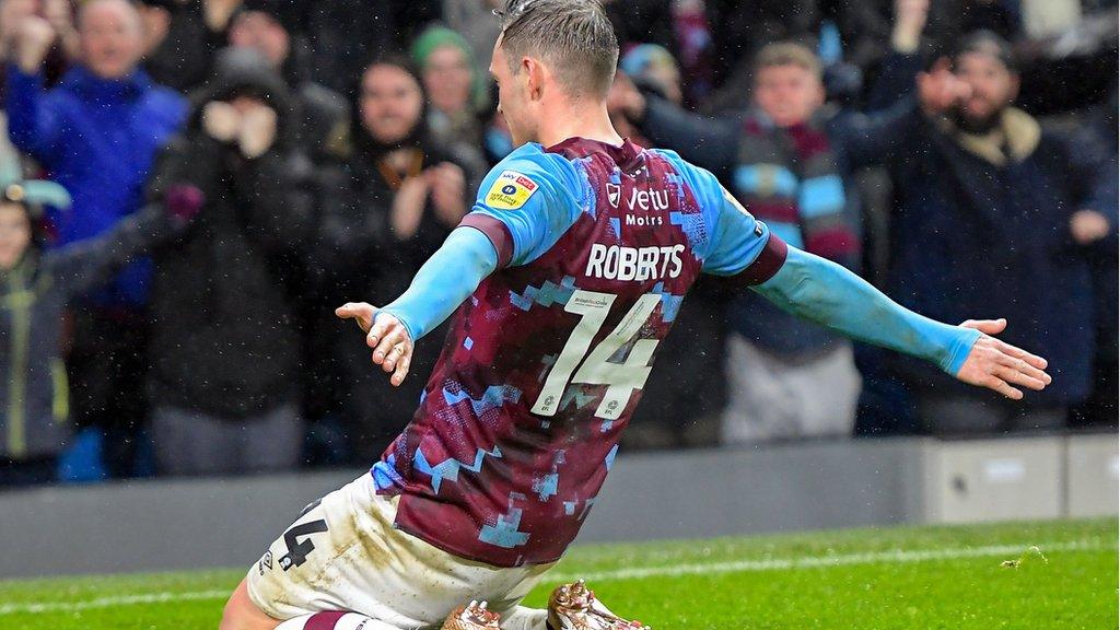 Roberts has now scored three times for Burnley in 2022 - all at Turf Moor