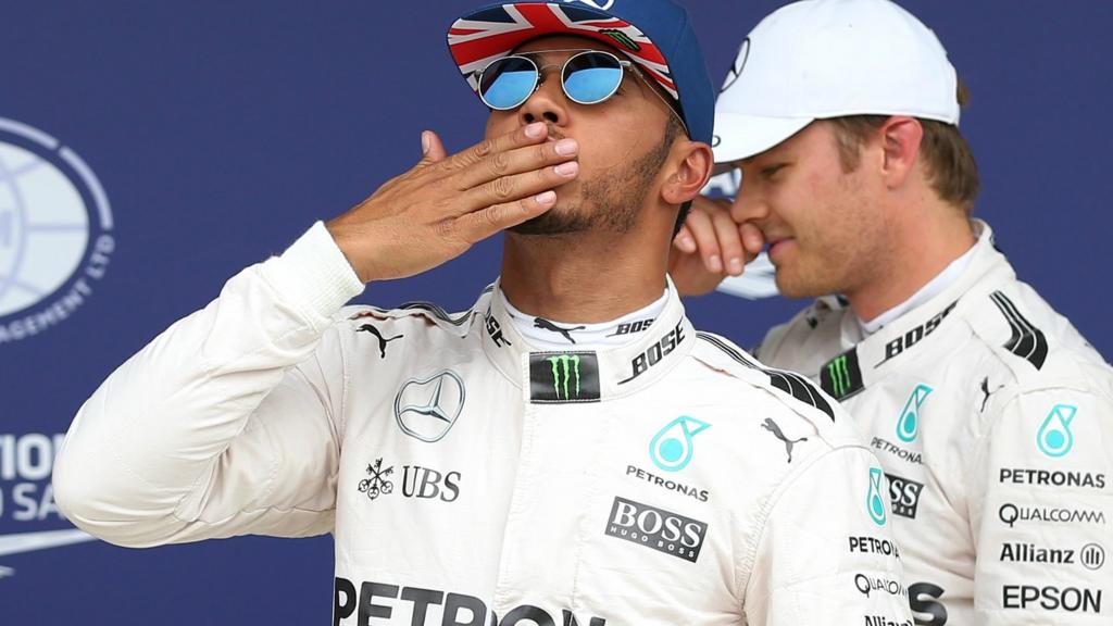 Hamilton and Rosberg