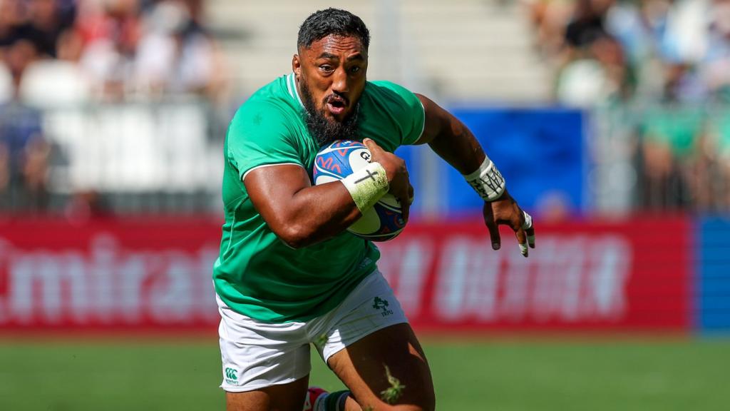 Bundee Aki has scored four tries for Ireland in two games