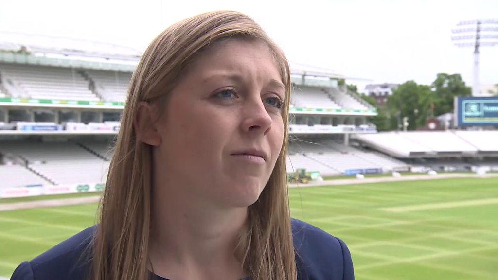 New England women's cricket captain Heather Knight