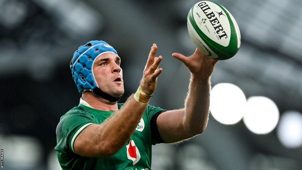 Beirne in action against Argentina in 2021