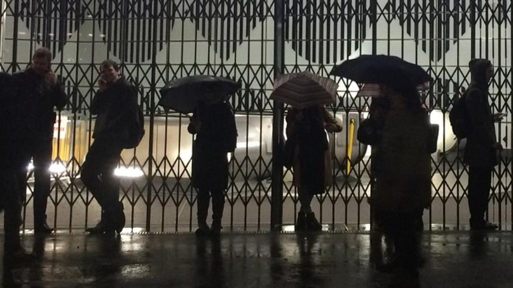 People outside Tottenham Court Road