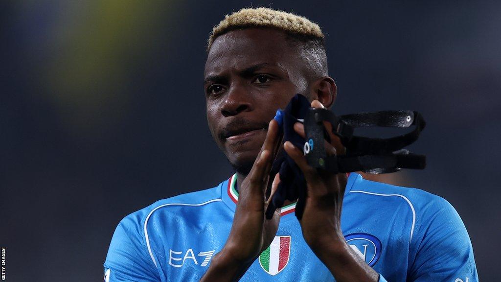 Napoli striker Victor Osimhen