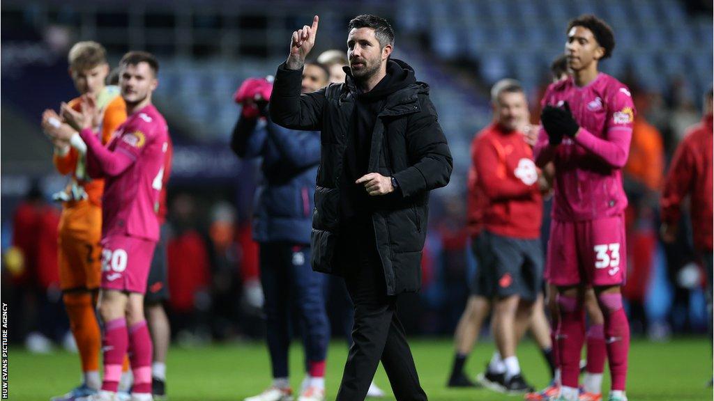 Swansea City caretaker boss Alan Sheehan