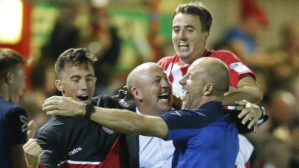 Accrington celebrate