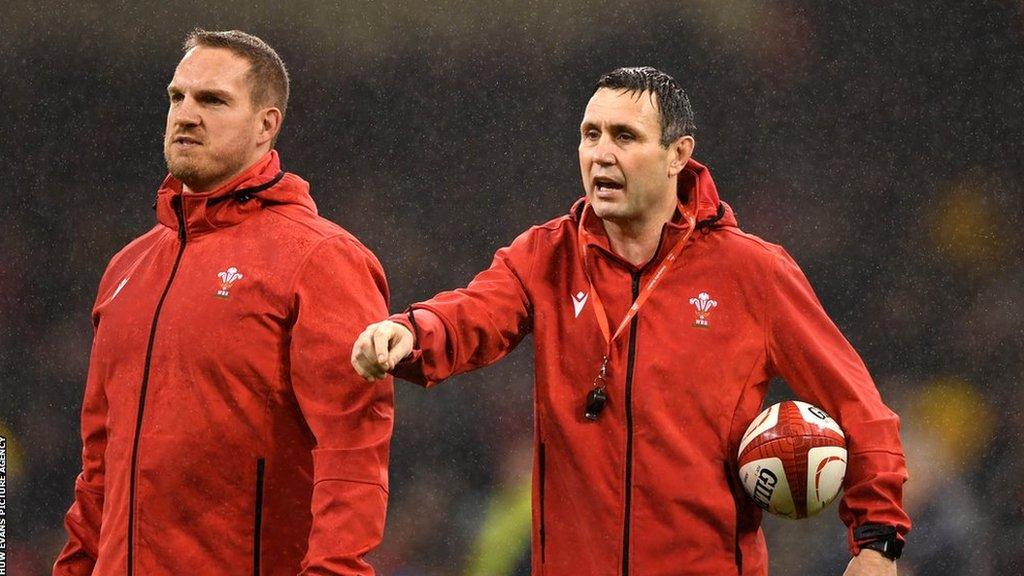 Gethin Jenkins and Stephen Jones played in Wales' Grand Slam-winning side in 2005