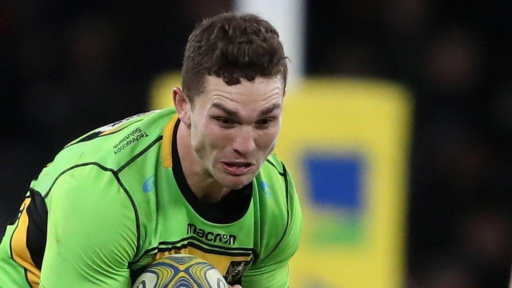 George North tries to break through