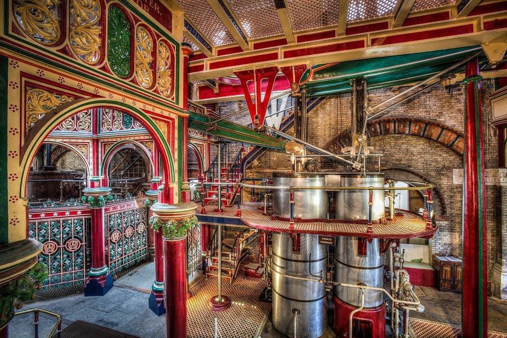 Crossness beam engine room