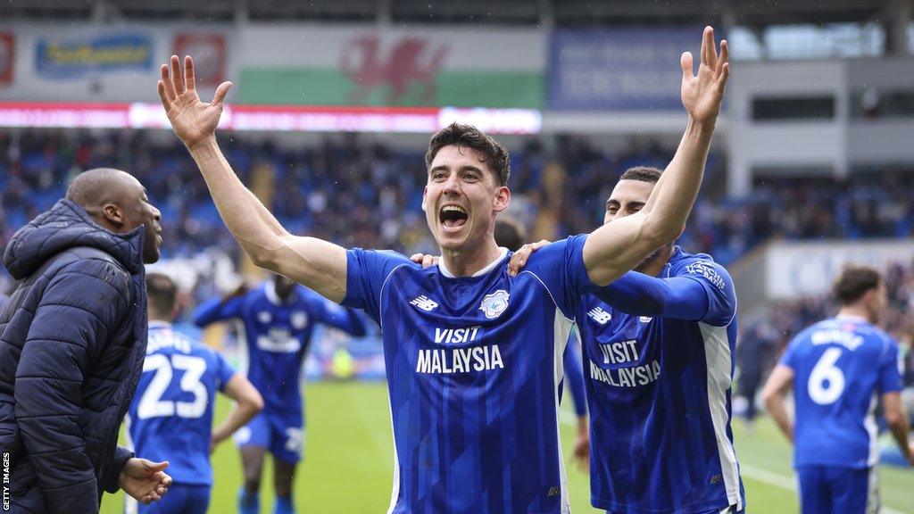 Callum O'Dowda celebrates scoring against Ipswich Town