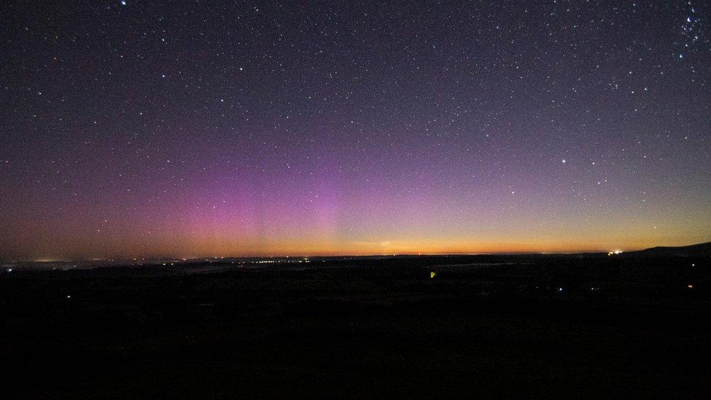 The sky above Brentor