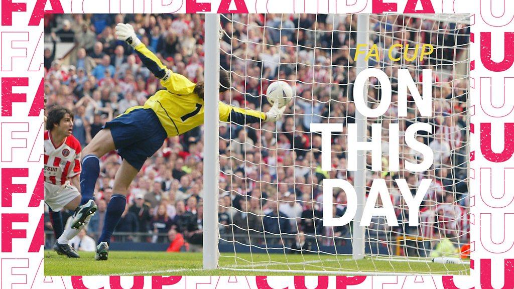 FA Cup: Arsenal’s David Seaman makes super save against Sheffield United - BBC Sport