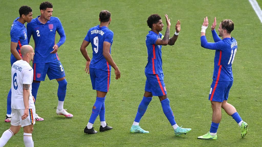 Marcus Rashford celebrates