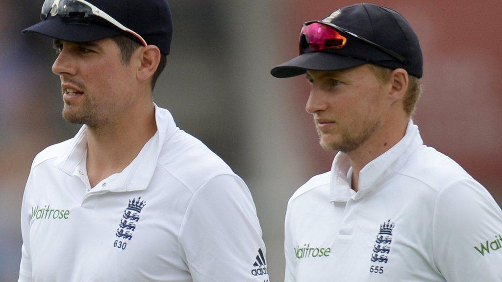 Alastair Cook and Joe Root