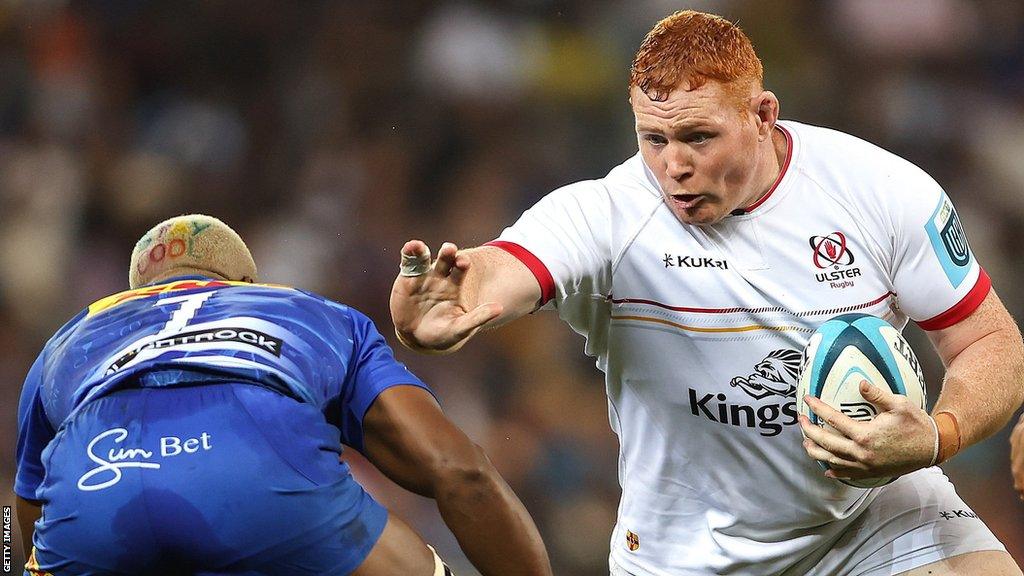 Kitshoff pictured in action for Ulster during last week's defeat by the Stormers in South Africa