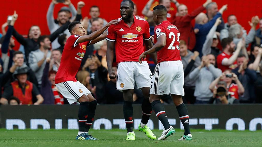 Manchester United celebrate