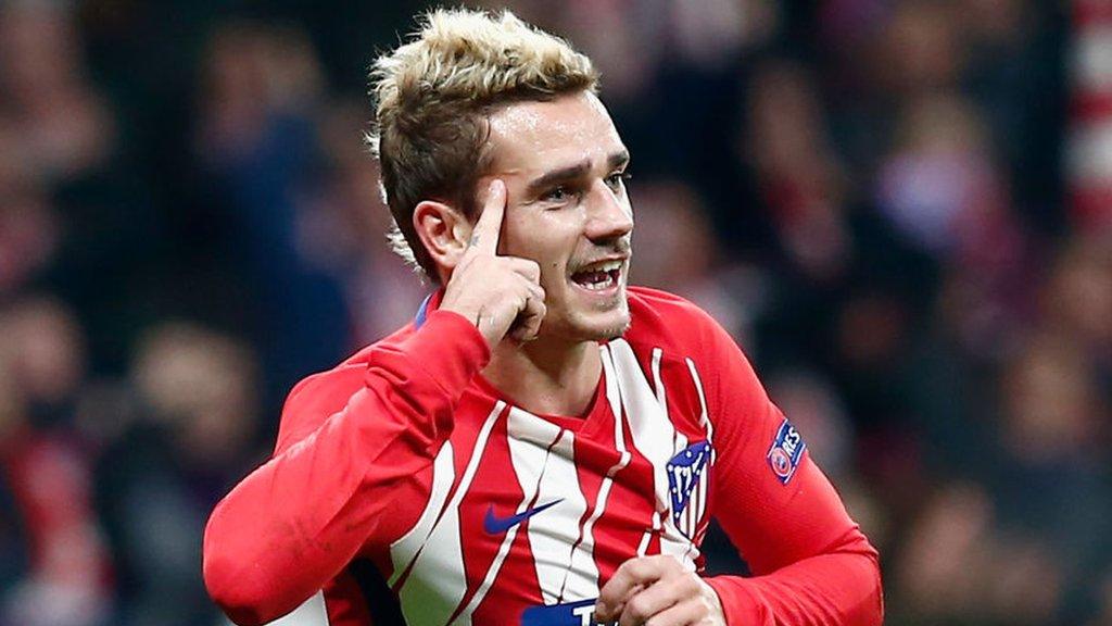 Atletico Madrid striker Antoine Griezmann